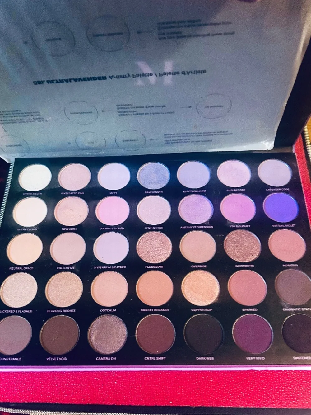 MORPHE ULTRALAVENDER 35L Artistry, EXCELLENT Deal! Eyeshadow Palette, NWOB